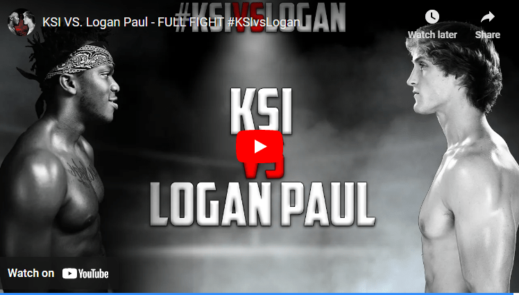 Logan Paul vs. KSI Pay-Per-View Fight